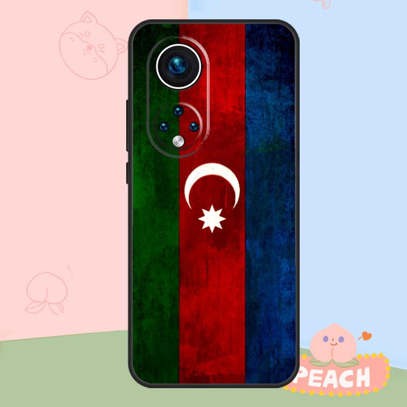 Azerbaijan Flag Case For Honor Magic 5 6 7 8 Lite Honor 400 Pro 200 50 70 90 X8c X9a X9b X9c X9d Win RT Cover