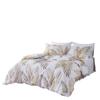 Universal for All Seasons 3 Pcs/Set Home Textile Bedding Printing Pearlescent Paste Gilt Pillowcase Quilt Cover Three Piece Set