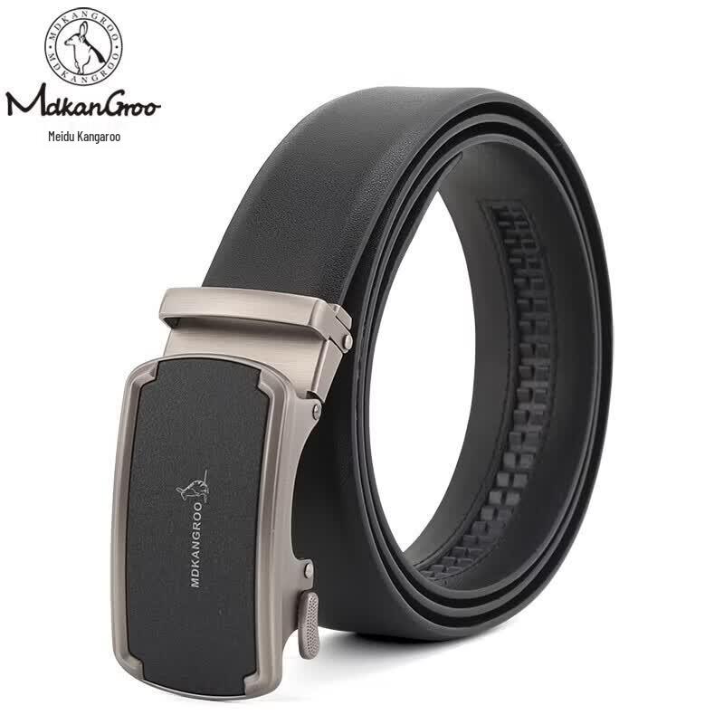 MEIDUSHU Men s Automatic Buckle Leather Belt