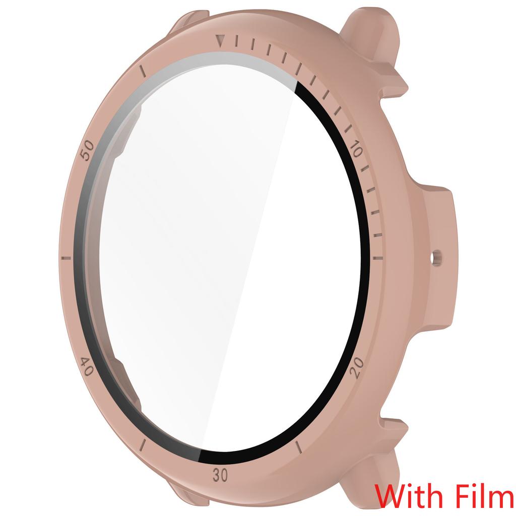 Hartschalen-Glas-Displayschutzfolie Vollrahmen-Hülle Für Amazfit Active 2 Smartwatch Schutzhülle Active2 Zubehör