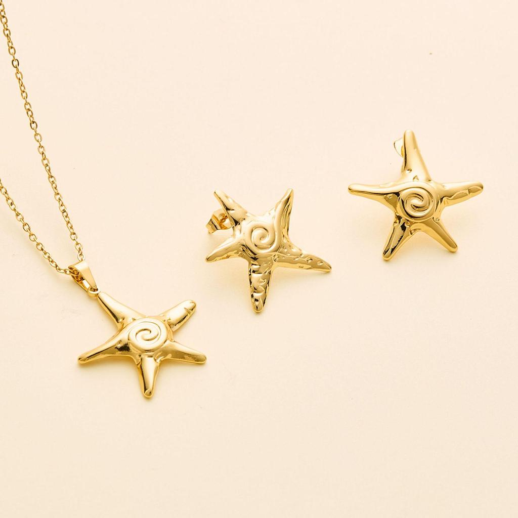 Stainless Steel Butterfly Earring & Necklace Set - Summer 2026 Collection