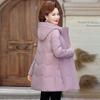Down jacket women's white duck down new style mother's winter coat middle-aged and elderly loose style down jacket
