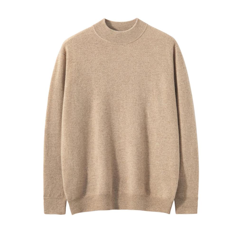 Men's Versatile High Neck Pure Cashmere Sweater - New Autumn Winter Arrival