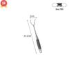 Huìhuáng 304 Stainless Steel Long Handle Meat Hook