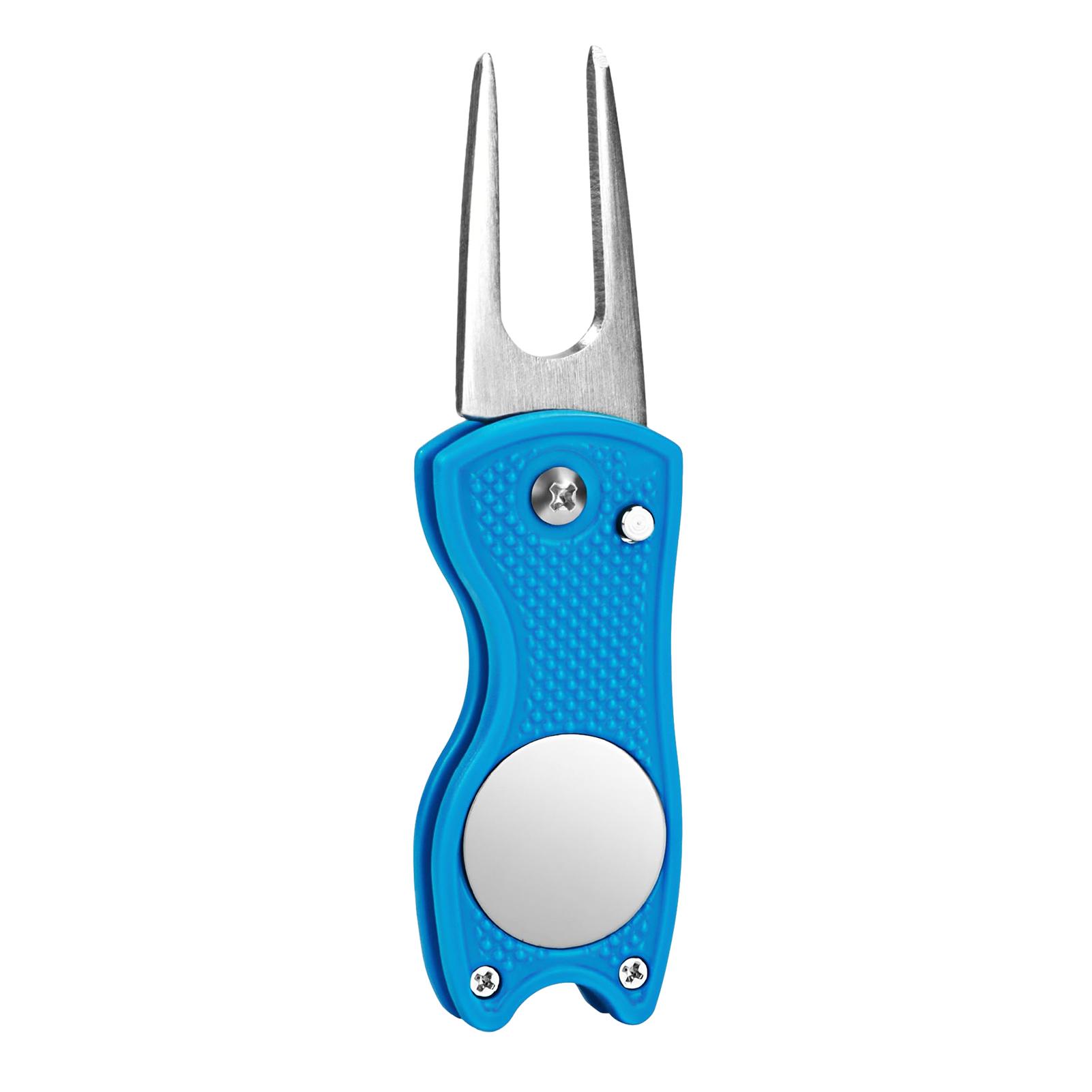 

Golf Forks Foldable Golf Divot Tool Golfers Foldable Metal Green Tool With Sturdy Handle Perfect For Golf Player Training Aids королевский синий