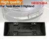 Car Front License Plate Mount Bracket 1694552-00-C For Tesla Model 3 Highland 2024-2026 Plate Fixing Bracket Replacement Part