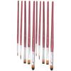 10pcs Artist Paint Brush Set Oil Acrylic Watercolor Gouache Painting Drawing Brush SetBurgundy