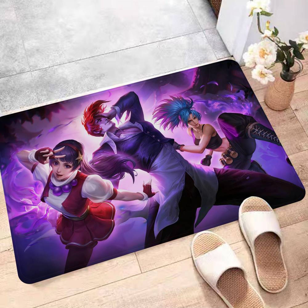 Fighting Game K-King Of F-Fights Floor Mat Rectangle Anti-slip Home Soft Badmat Front Door Indoor Outdoor Mat Hotel Decor Mat