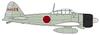 Hasegawa Scale Japanese Navy Mitsubishi A6M2b Zero Type 21 Fighter Fighter Plastic Model Kit 07559 1/48 Carrier-Based "Zuikaku Squadron"
