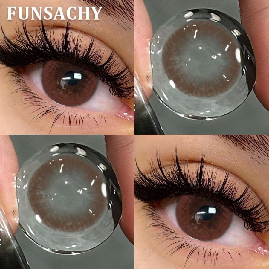 FUNSACHY 1 Paar Sharon Black Kontaktlinsen für Augen Große Augen 14,5 mm Farblinsen Puppenauge Kontakte Jährlich Schöne Kosmetik