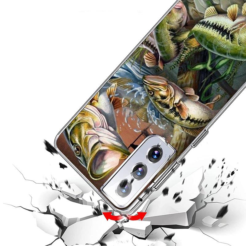 Offshore Angling Fishing Fish Rod Phone Case For Samsung Galaxy S24 S25 Edge S26 Ultra S23 S22 S21 Plus S20 FE + Personalized Pr