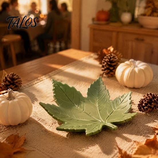 Entryway Key Holder 3D Printed Maple Leaf Trinket Dish, Autumn Fall Tray, Jewelry Nature Inspired Decor Tray for Entryway, Thanksgiving Tabletop Home