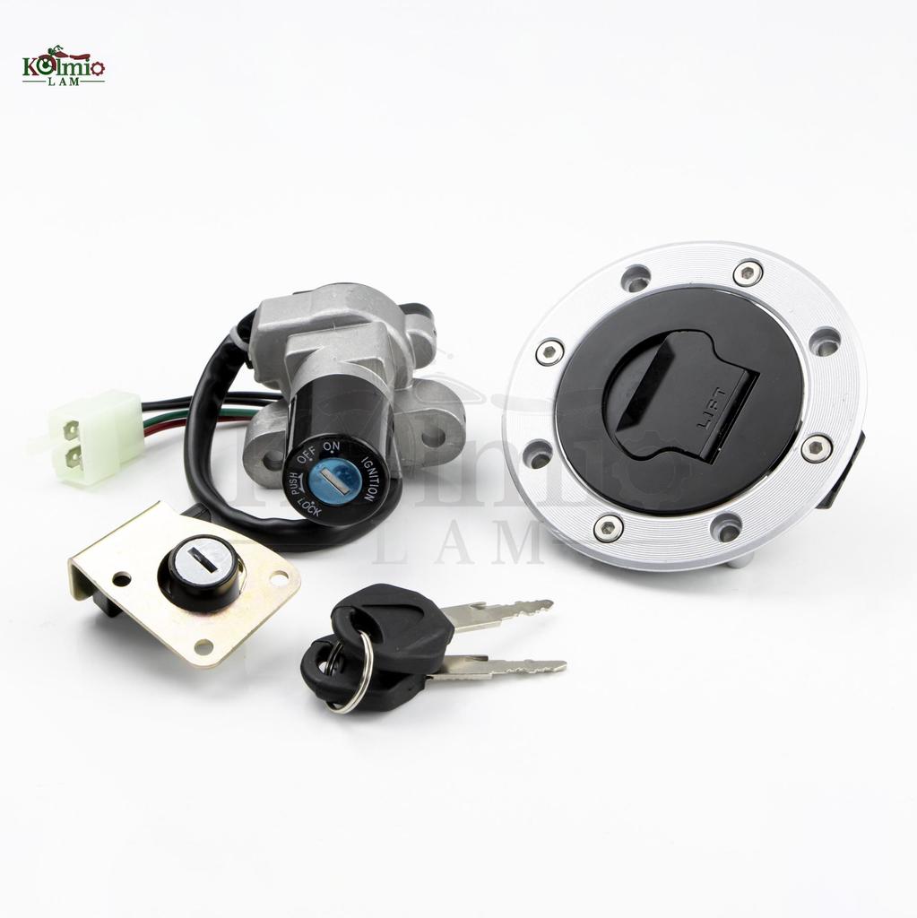 Compatible Suzuki GSX750/600, GSF250R, F400 (1989-1997) Motorcycle Ignition Key Switch.