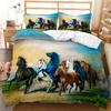 3D Animal Pattern Bedding Set, Bedroom Duvet and Pillowcase 2 Pieces/3 Pieces AU240 * 270 Extra Large Home Decoration