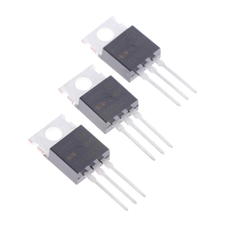New 5Pcs V60100C MBR60100CT TO220 To-220 Schottky Diode 60A 100V Original