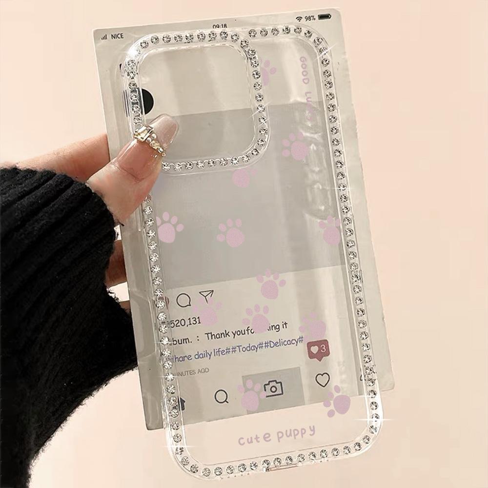 Armbandkette Handyhülle Für iPhone 17 16 15 13 14 für 17Air 17 12 14 16 Pro 17 14 16 Pro Max Funkelnder Diamant Niedliches Muster Hartschale Mit Trageband