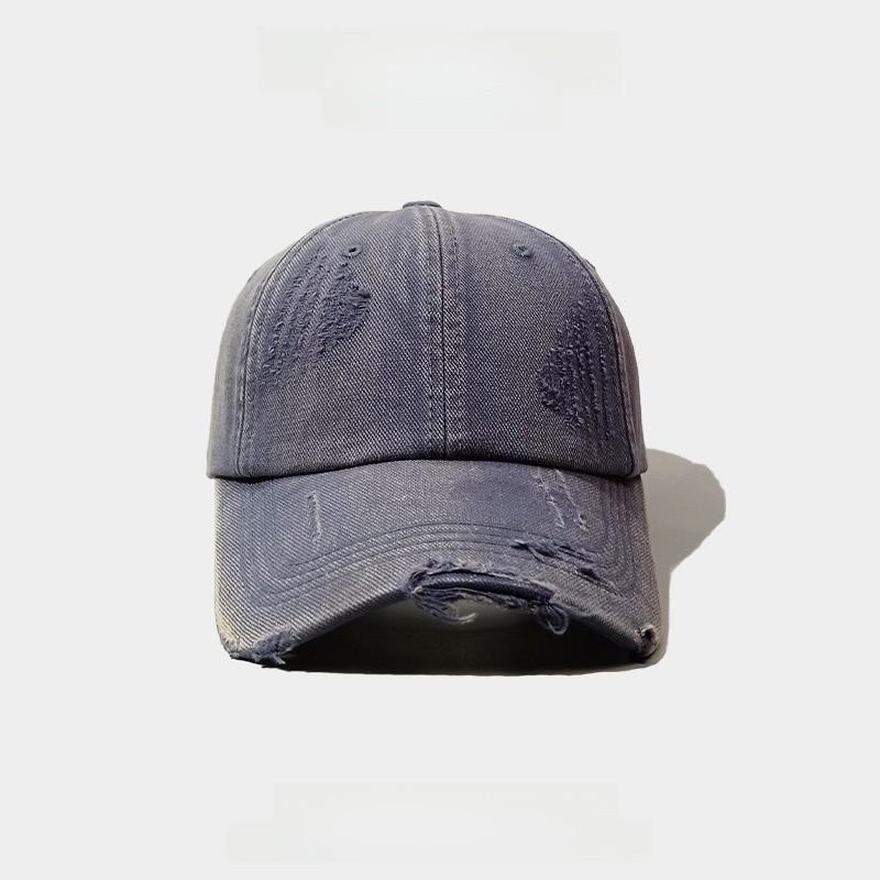Baseball Cap Men Women Vintage Washed Cotton Wide Brim Sun Hat For Streetwear