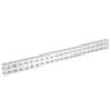 2pcs 22 Hole Aluminum Square Beam for PITSCO TETRIX PRIME Robotics Parts