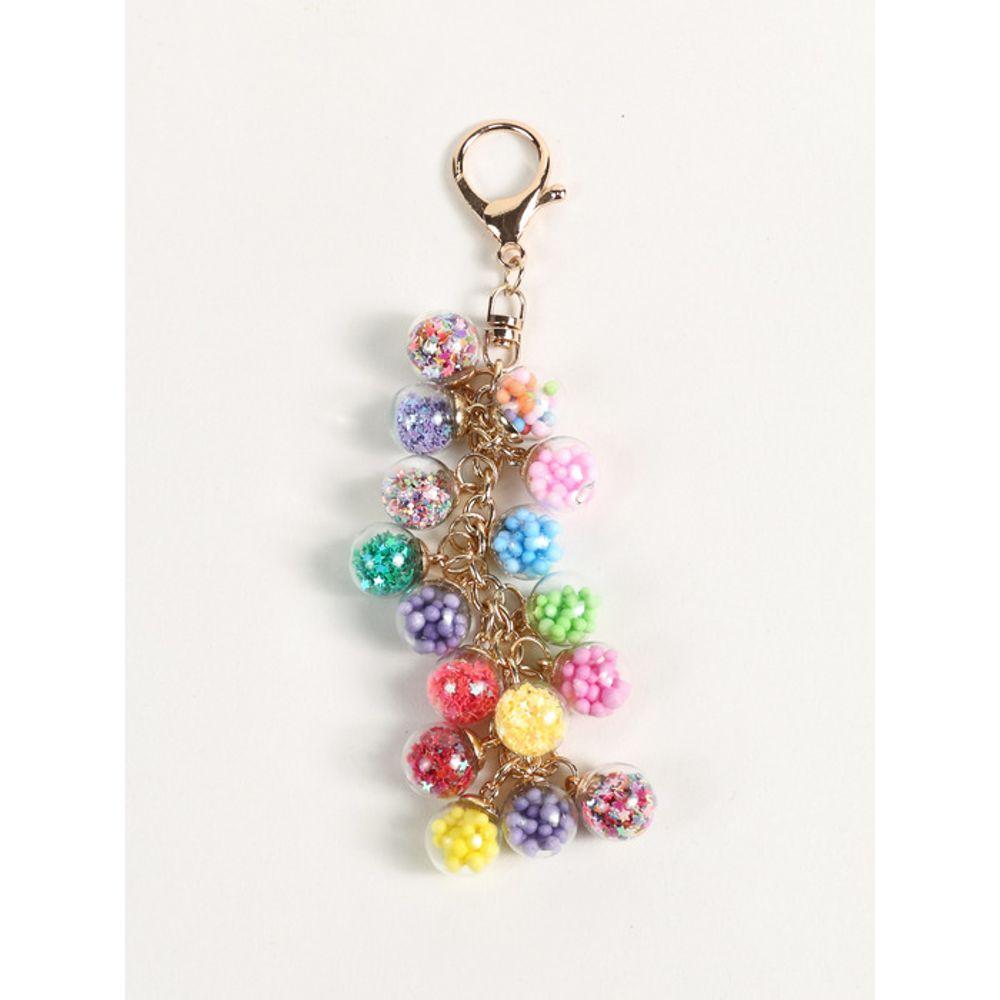LALA Glitter Sequin Rattan Charm