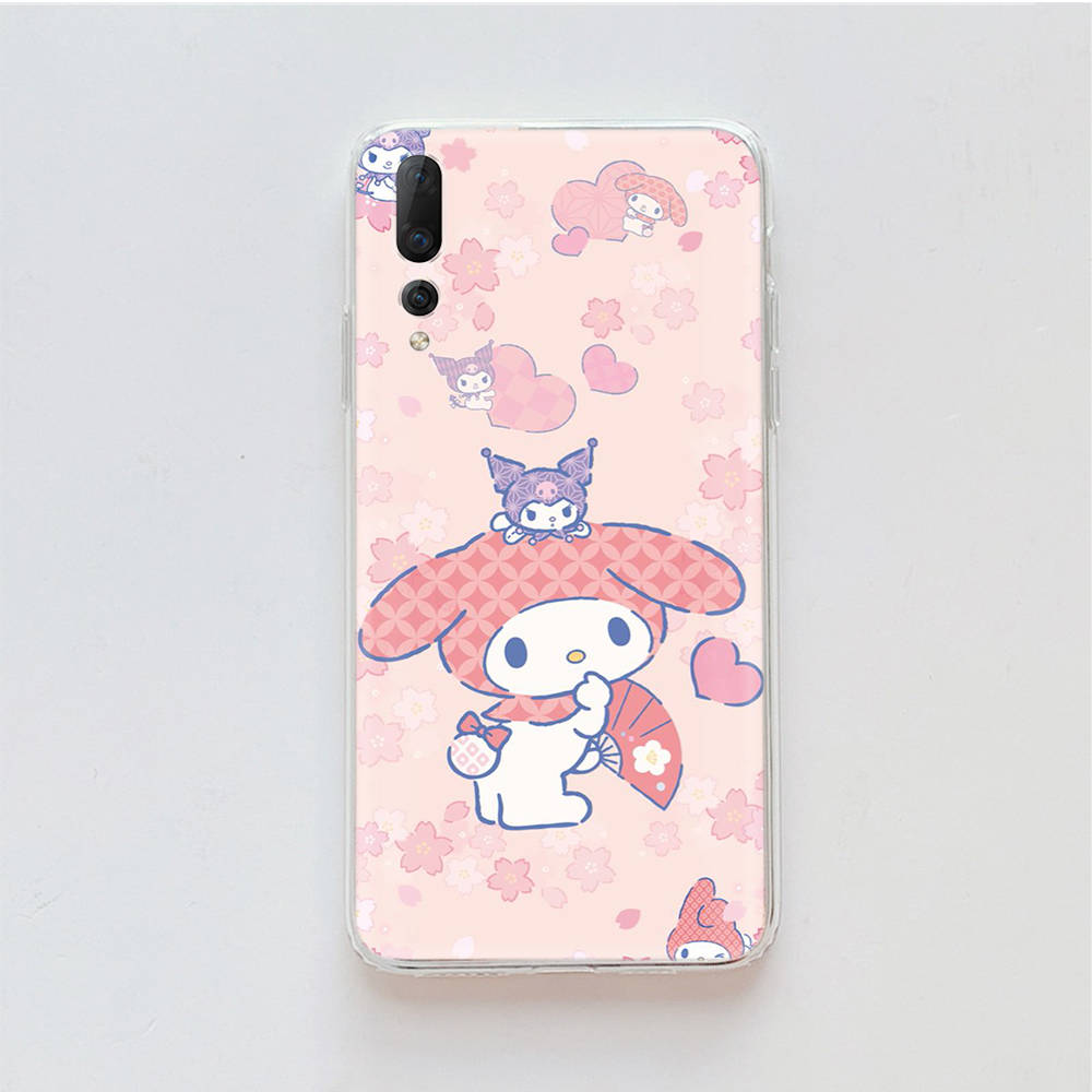 Transparente Hülle für Samsung A04 A14 A23 M33 M53 Realme 10 9 C35 C55 VIVO X80 Infinix Hot 30 Note 11 Tecno Spark 8P Pro L-13 Niedlich My Melody