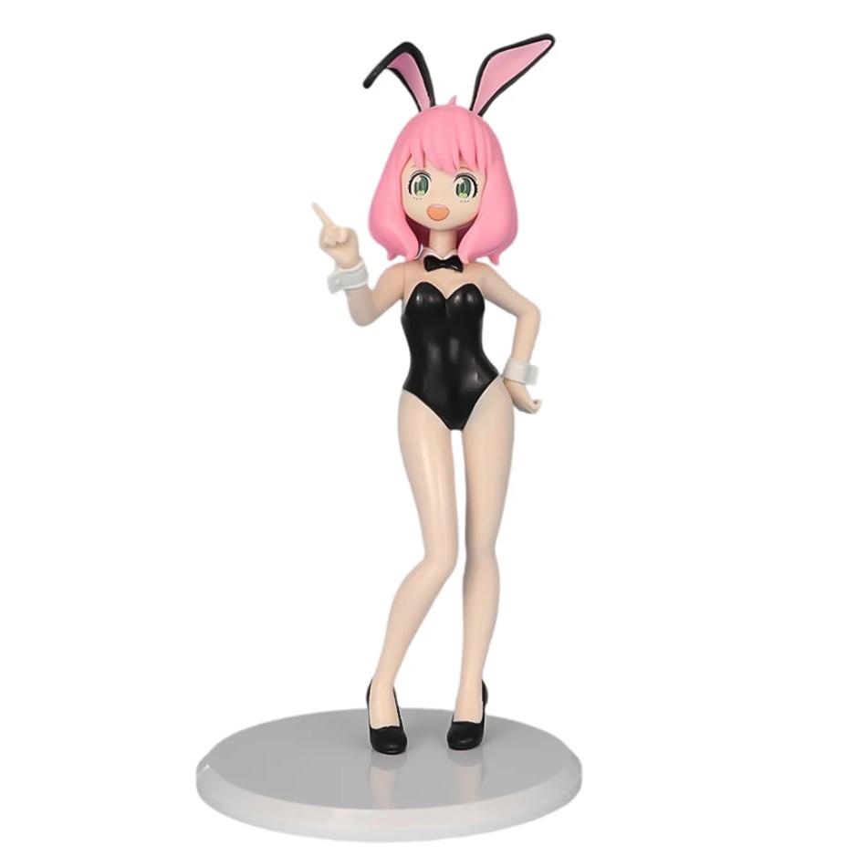

Police Uniform Bunny Girl Ania Handles Spies And Family Comics Anime American Girls Handle PVC Model Animation Accessories