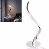 SShaped LED Spiral Table Lamp Rding Light Small Night Light for Bedside  (Black )