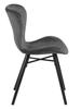 Batilda UPHOLSTERED CHAIR, dark gray velvet
