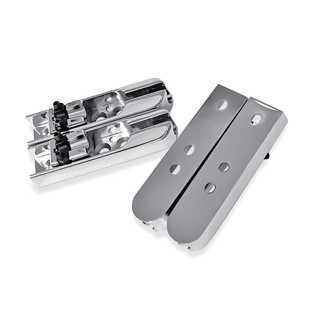 4 Stück separate Bassbrücke für E-Gitarre, Bass-Split-Brücke, Saitenhalter, Ersatzteil für 4-Saiten-Bassgitarre