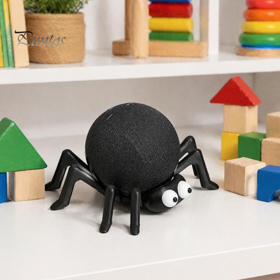 Unique Home Accents Spider Shape Table Stand Holder Compatible with Alexa Echo Dot 4/5 & Living Room Display Piece HomePod Mini, Decorative