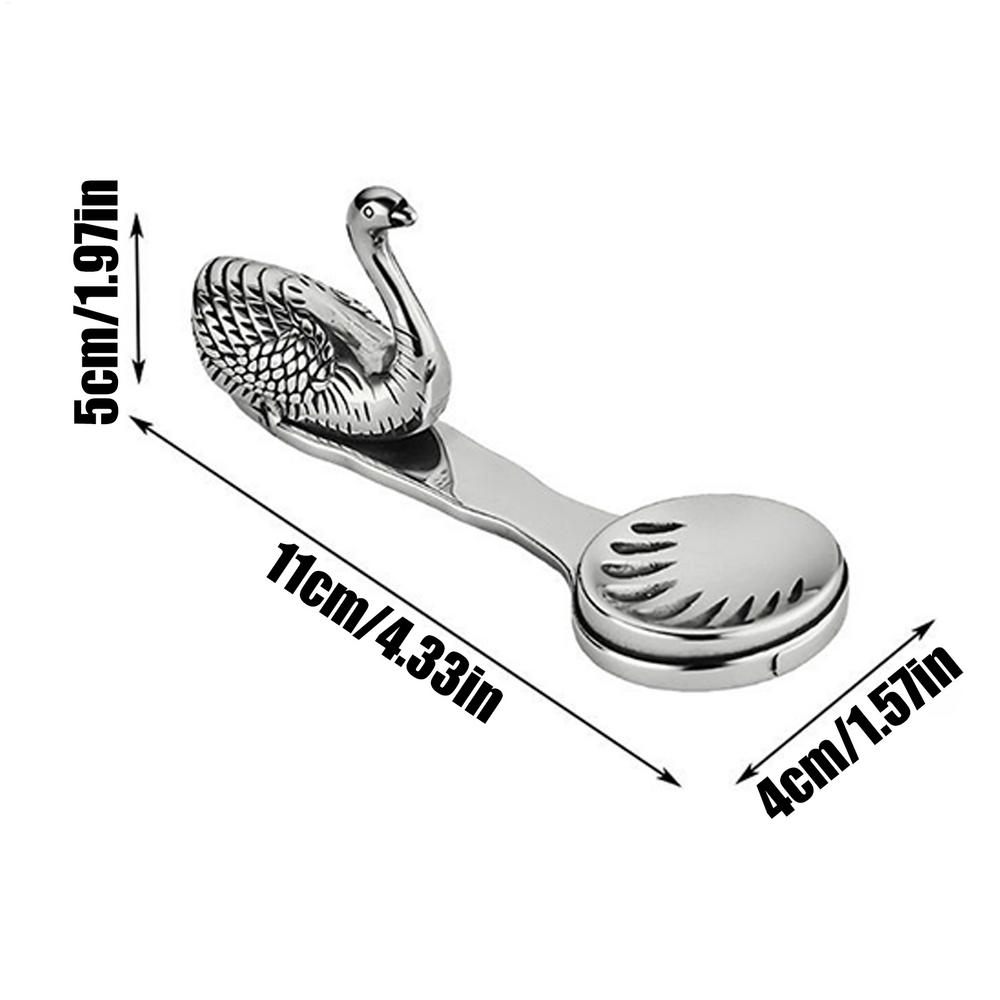 

Chopsticks Rest Stainless Steel Swan Shape Chopstick Holder Spoon Fork Rest Kitchen Dining Table Decorative Sushi Accessories серебряный