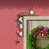 Santa Claus Door Frame Decoration Wooden Door Pendant Creative Christmas Decoration