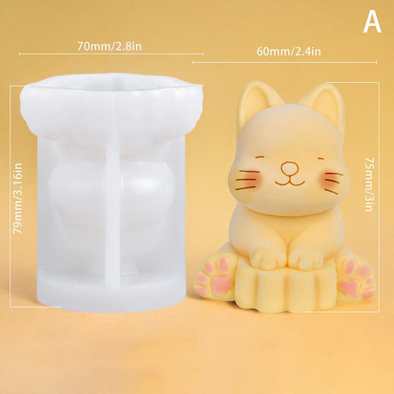 1Pcs Cute Pudding Silicone Mould Cartoon Milk Jelly Silicone Mold Home Baking Accessories Cake Decorate Mould Dessert Tools