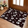 Paw Prints Living Room Nonslip Area Rug Soft Carpet For Bedroom Game Playroom Sofa Office Home Decor Doormat Christmas Gift C930731
