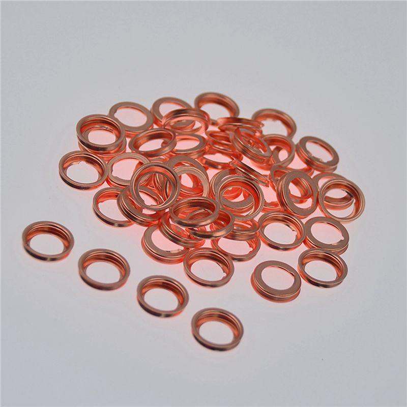 M49K-500Pcs Engine Oil Drain Plug Seal Washer Gasket Rings For Infiniti Nissan 1102601M02