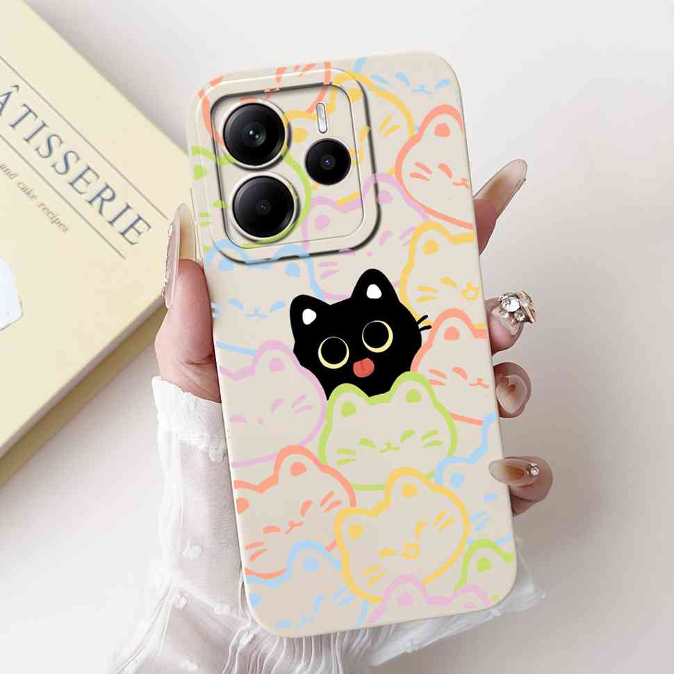 For Xiaomi Redmi Note 14 5G Case Panda Pattern Cover Soft Silicone Phone Case For Redmi Note 14 Note14 5G Fundas 6.67"