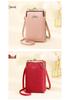 Trendy Women's Crossbody Mobile Phone Bag: Multifunctional Wallet & Coin Purse