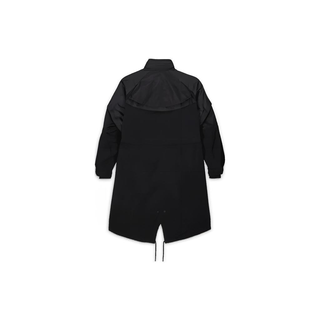 Nike X Sacai Funnel-Neck Oversized Shell Trench Coat Asia Sizing 'Black' Men's DQ9028-010