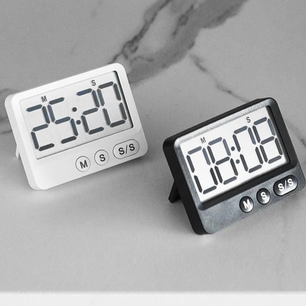 Magnetische Saugkraft Magnetischer Timer Großer Bildschirm LCD-Anzeige Timer Countdown-Timer Küchenhelfer