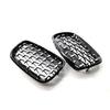 Car Grille Front Kidney Grill Diamond Style Chrome Black For BMW X5 E70 X6 E71 2007-2013 51137157687 51137157688 51137185223