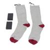 Electric Heated Socks Battery Operated Comfortable Cotton Socks for Winter Travel Camping Cycling Skiing Hiking One Size