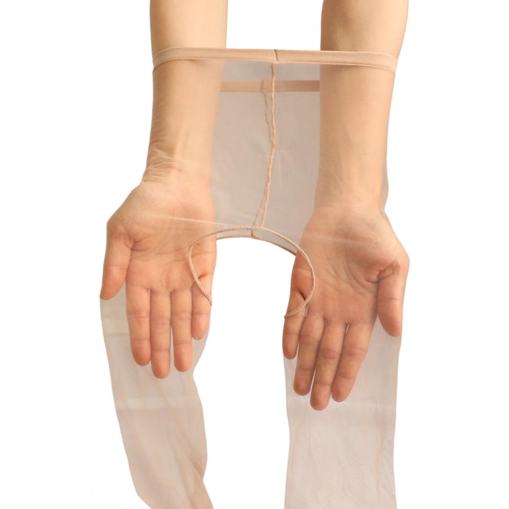 Durch Dehnbare Damen Sexy Atmungsaktive Strumpfhosen Transparente Strumpfhosen Ultra-Dünne Spandex Strumpfhosen Dehnbare Strümpfe One Size beige