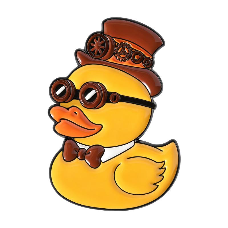 

Стимпанк Эмалевые Значки Забавные Милые Броши Кошка Утка Значки на Лацкан Мультяшные Крутые Животные Ювелирные Изделия Подарок для Детей Друзей