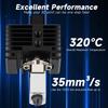 Für Bambu Lab X1C P1P P1S Kompletter Hotend-Druckkopf mit Lüfter Thermistor Keramikheizung 0,4mm Gehärtete Stahl-Düse Für Bambulab