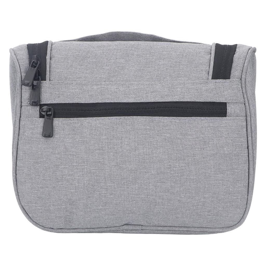 Toiletry Bag Portable Multifunctional Waterproof Large Capacity Cosmetics Organizer for Travel Business Trip Gray