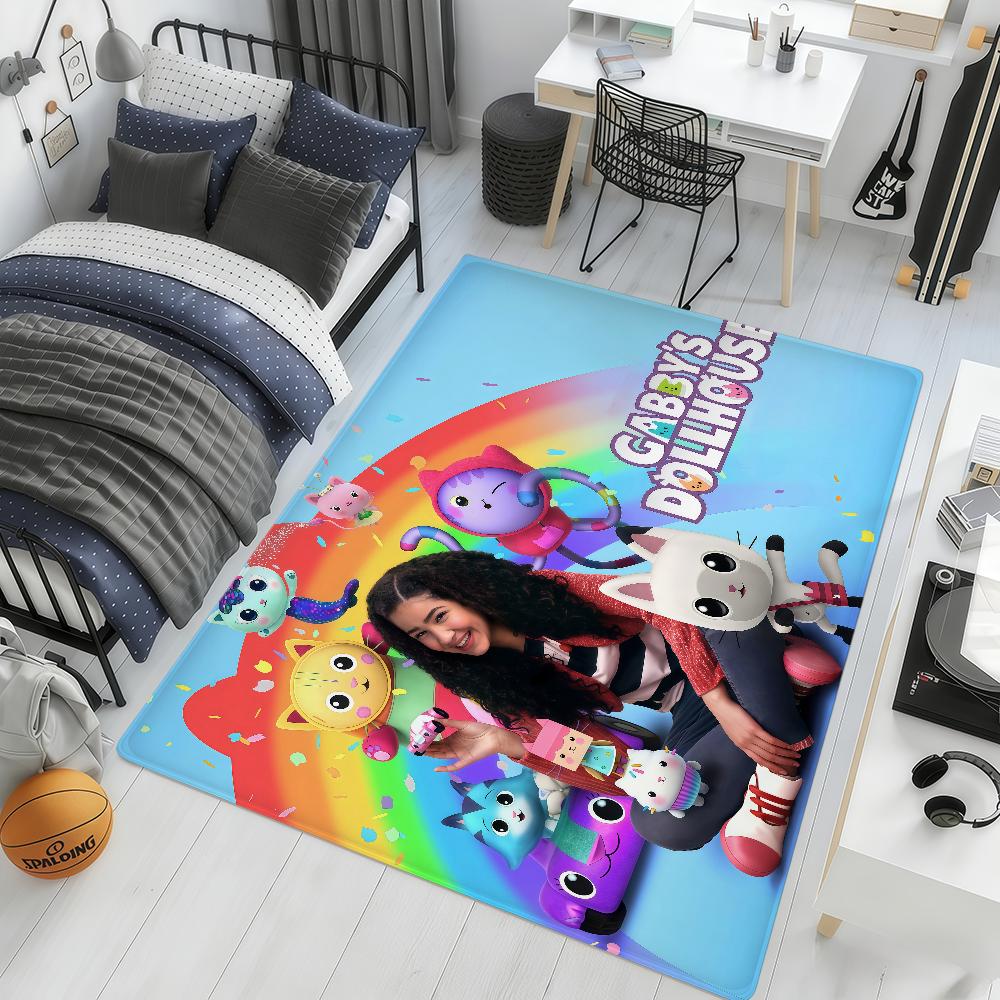 

cute cartoon D-Dollhouse MOVIE G-Gabbys Door Mat hogar Bedside Rug Kitchen Floor Mat Hallway Balcony Carpet Entrance Decor Home 40cm x 60cm