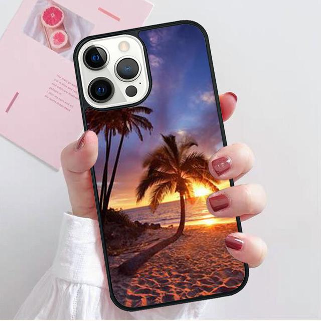 Summer Beach Love Coque Shell For iPhone 17 Air 15 16 14 13 12 Pro Max 11 Pro Max Plus Phone Case Cover