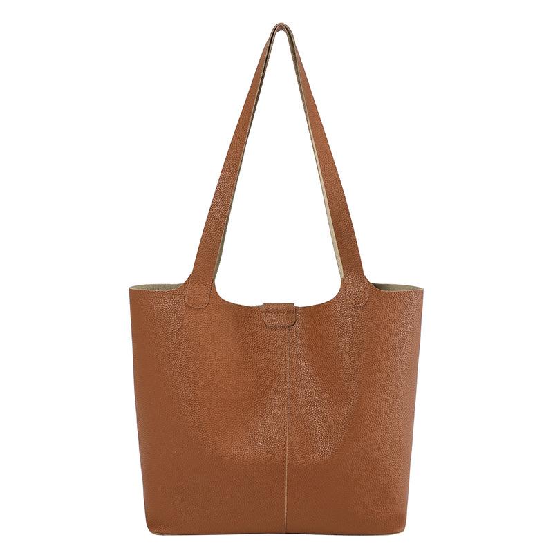 

Ретро жіноча сумка великої місткості 2024 нова корейська версія проста студентська сумка через плече універсальна приміська сумка tide