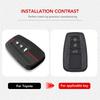 Silicone Car Key Case Cover Protector For Toyota Highlander Corolla Prius RAV4 Camry Avalon C-HR GT86