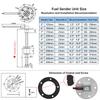New Digital 52mm Fuel Level Gauge+Fuel Level Sensor 100~500MM 0-190ohm Waterproof LCD Oil Tank Meter for Auto Car Truck 12V/24V