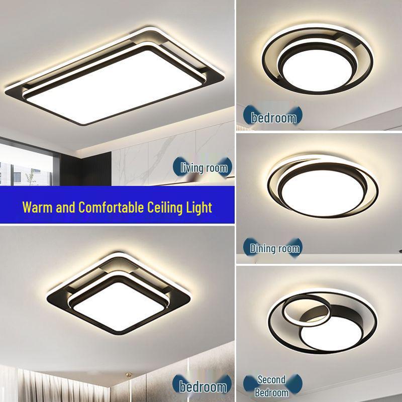Modern Minimalist LED Rectangular Ceiling Light for Living Room, Hall, Bedroom, and Restaurant